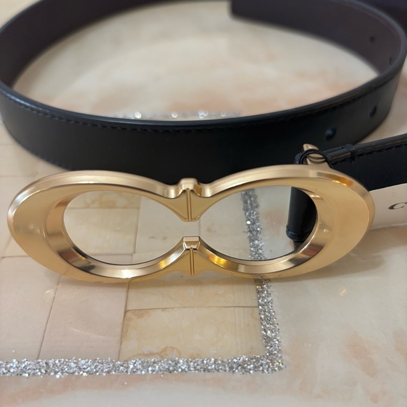 Coach Signature Buckle Belt Size S - Picture 2 of 8